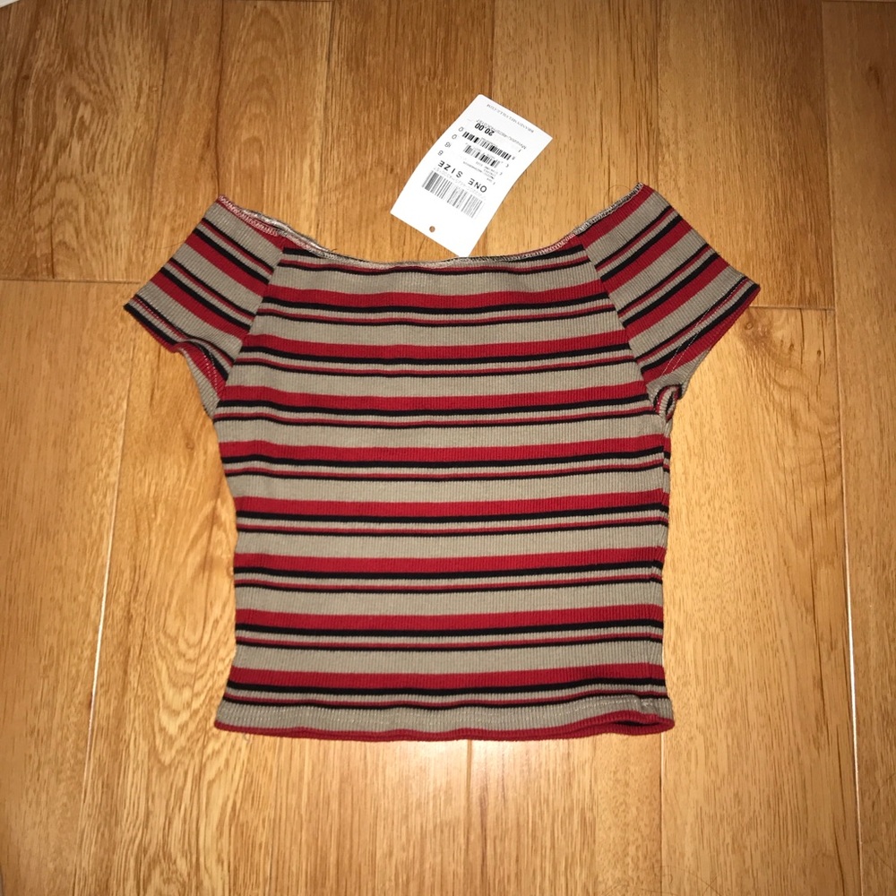 Brandy Melville striped Ellery Top new with tags